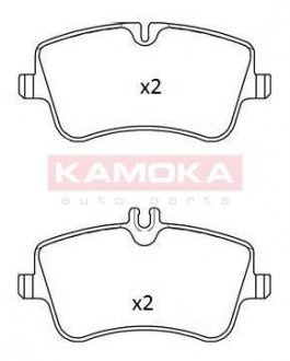 Комплект тормозных колодок, дисковый тормоз KAMOKA JQ1012858