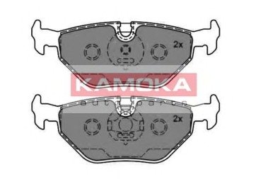 Комплект тормозных колодок, дисковый тормоз KAMOKA JQ1011700