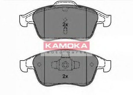 Комплект тормозных колодок, дисковый тормоз KAMOKA JQ1018136