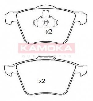 Комплект тормозных колодок, дисковый тормоз KAMOKA JQ101217