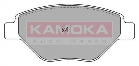 Комплект тормозных колодок, дисковый тормоз KAMOKA JQ101153 (фото 1)