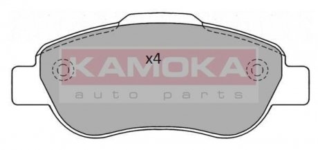 Комплект тормозных колодок, дисковый тормоз KAMOKA JQ101152