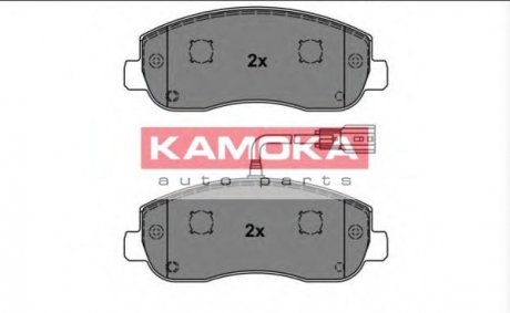 Комплект тормозных колодок, дисковый тормоз KAMOKA JQ101139 (фото 1)