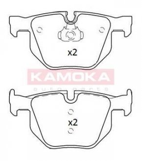 Комплект тормозных колодок, дисковый тормоз KAMOKA JQ101223 (фото 1)