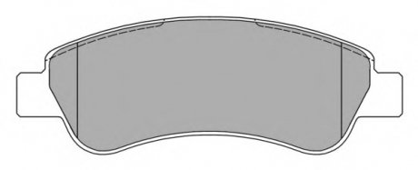 Комплект тормозных колодок, дисковый тормоз FREMAX FBP1479 (фото 1)