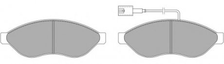 Комплект тормозных колодок, дисковый тормоз FREMAX FBP1476 (фото 1)