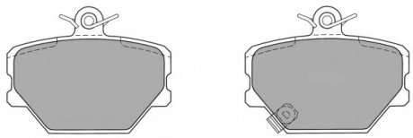Комплект тормозных колодок, дисковый тормоз FREMAX FBP1133 (фото 1)