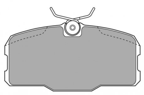 Комплект тормозных колодок, дисковый тормоз FREMAX FBP0630 (фото 1)
