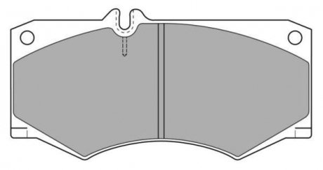 Комплект тормозных колодок, дисковый тормоз FREMAX FBP0315 (фото 1)
