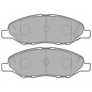 Комплект тормозных колодок, дисковый тормоз Delphi LP3169 (фото 1)