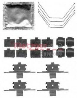 Комплектуючі, колодки дискового тормоза METZGER 1091791 (фото 1)