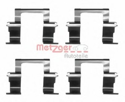 Комплектующие, колодки дискового тормоза METZGER 1091274