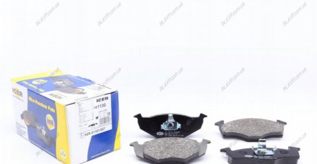 Комплект тормозных колодок, дисковый тормоз ICER Brakes 181130 (фото 1)
