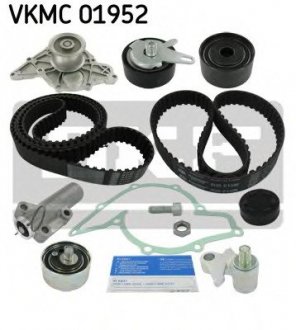 Водяной насос + комплект зубчатого ремня SKF VKMC01952 (фото 1)