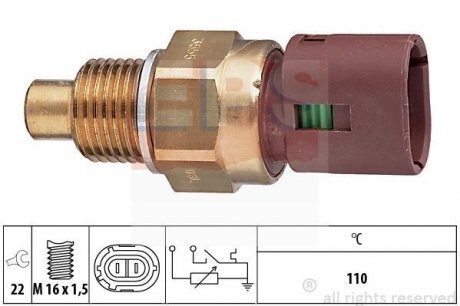 Датчик температурний Opel,Renault 2.5D-2.8DTI 97- EPS 1.830.555 Facet 1830555