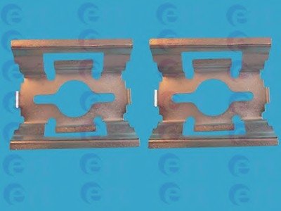 Комплектуючі, колодки дискового тормоза ERT 420011 (фото 1)