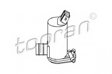 Водяной насос, система очистки окон TOPRAN 300635
