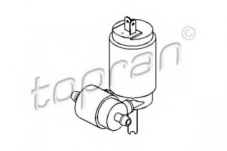 Водяной насос, система очистки окон TOPRAN 103443