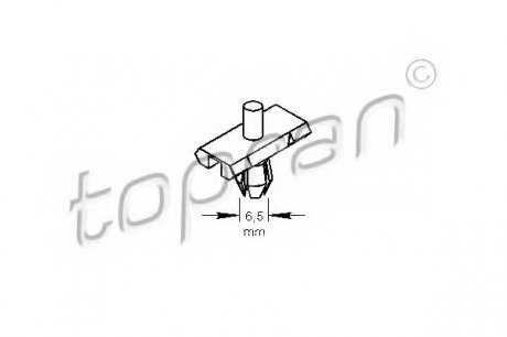 Зажим, молдинг / защитная накладка TOPRAN 104129