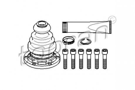 Комплект пылника, приводной вал TOPRAN 103688