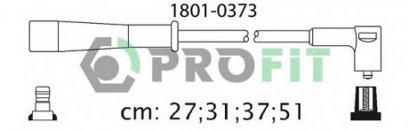 Комплект проводов зажигания PROFIT 18010373 (фото 1)