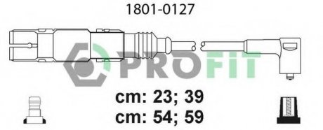 Комплект проводов зажигания PROFIT 18010127 (фото 1)