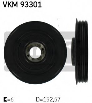 Ременный шкив, колінчастий вал SKF VKM93301
