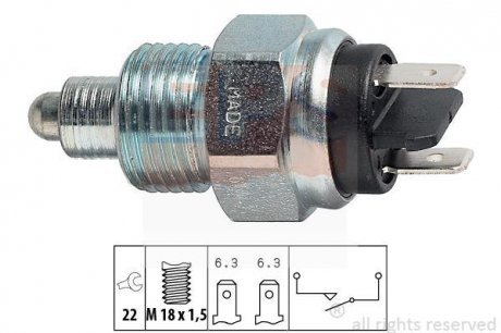 Датчик заднього ходу VW LT 2.4 89-96 EPS 1.860.133 Facet 1860133