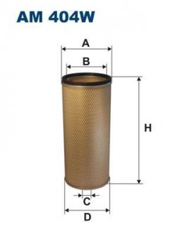 Фильтр добавочного воздуха FILTRON WIX FILTERS AM404W