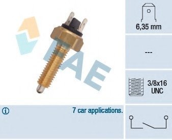 Вимикач, фара заднего хода FAE 40960