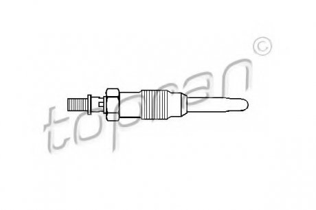 Свеча накаливания TOPRAN 205246