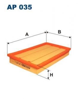 Воздушный фильтр FILTRON WIX FILTERS AP035
