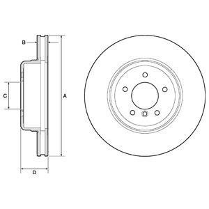 Гальмiвнi диски Delphi BG9163C