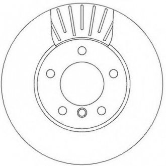 Гальмівний диск пер. BMW 1: E81/E87/E90 04- (292*73,6) компл. 2шт Jurid 562317JC