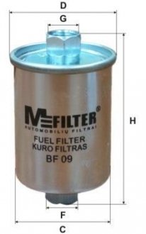 Топливный фильтр MFILTER M-Filter BF09