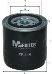 Масляный фильтр MFILTER M-Filter TF316