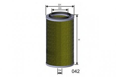 Воздушный фильтр MISFAT RM917 (фото 1)