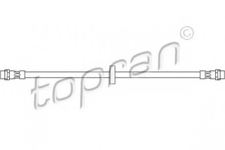Тормозной шланг TOPRAN 103839 (фото 1)