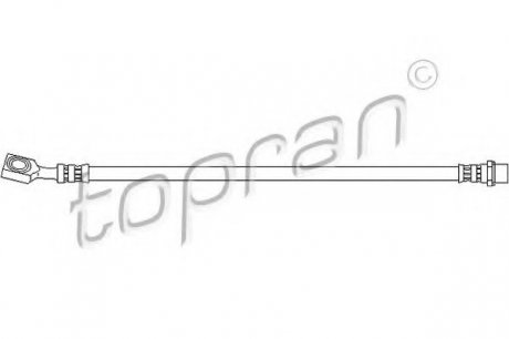 Тормозной шланг TOPRAN 207223 (фото 1)