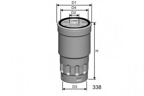 Топливный фильтр MISFAT M413 (фото 1)