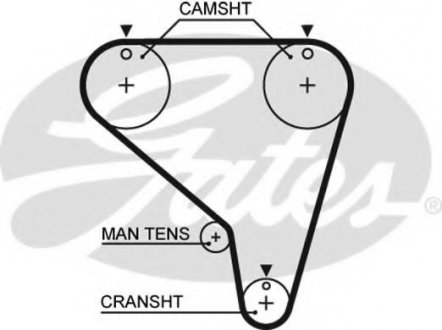 Ремень ГРМ GATES Gates Corporation 5266XS