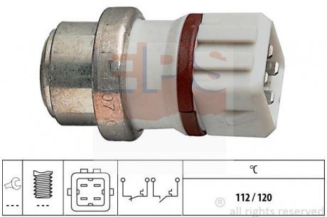 Датчик температури охолоджуючої рідини EPS 1.840.107 Facet 1840107