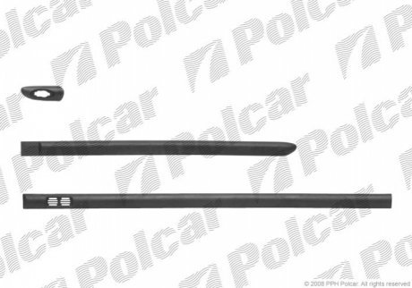 Накладки боковые компл. правая сторона OPEL VECTRA B (SDN+HB+комби) 95-98 (PJ) POLCAR 55164060