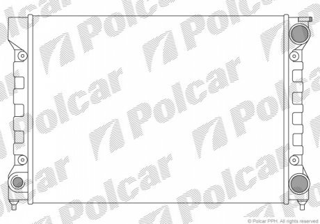 Радиаторы охлаждения POLCAR 953408A2 (фото 1)