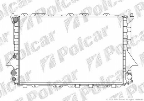Радиаторы охлаждения POLCAR 131608A1