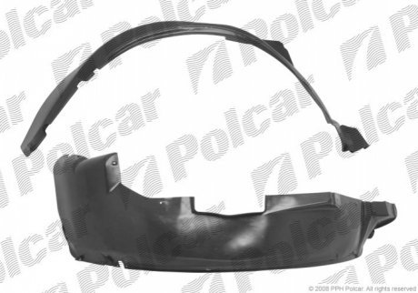 Підкрилок лівий 5528FL-1 POLCAR 5528FL1