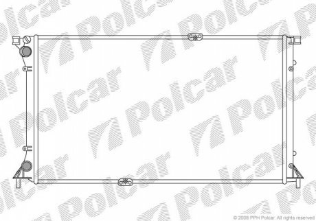Радиаторы охлаждения POLCAR 6026084 (фото 1)