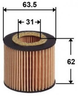 Фильтр олійний SEAT Cordoba III (6L2), Ibiza MK IV, Toledo IV, SKODA Fabia, Praktik, Roomster, VW (VOLKSWAGEN) Fox, Polo IV, Polo V (6R) JS Asakashi OE0034