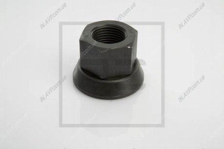 Гайка ступицы колеса 7/8-14UNF (z podkładką, h-34mm, kl.10.9, klucz 33) VOLVO FH12, FH16, FM7, FM9, FM12, FL7, FL10, FL12 11.91- PETERS PE Automotive 077.621-00