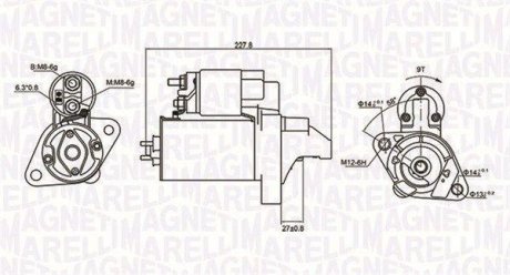 ROZRUSZNIK 12V AUDI A4 2.4,AUDI A4 2.4,AUDI A4 2.4,AUDI A4 2.4,AUDI A4 2.4,AUDI-> SZT Magneti Marelli 063721074010